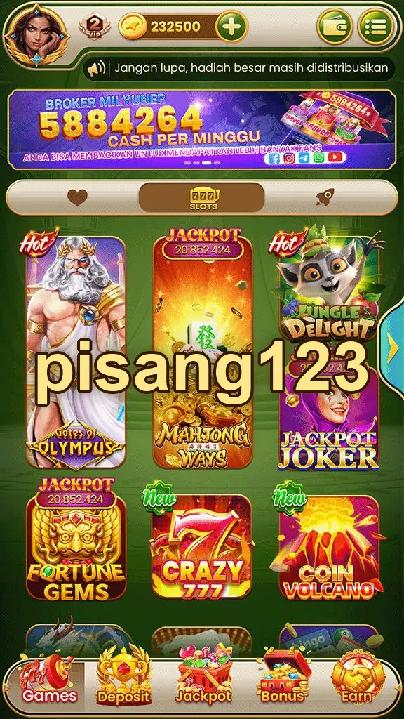 pisang123 Masuk